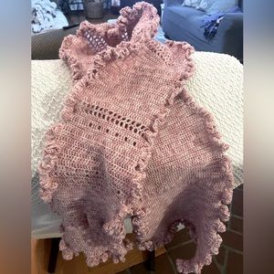 Made this pink scarf